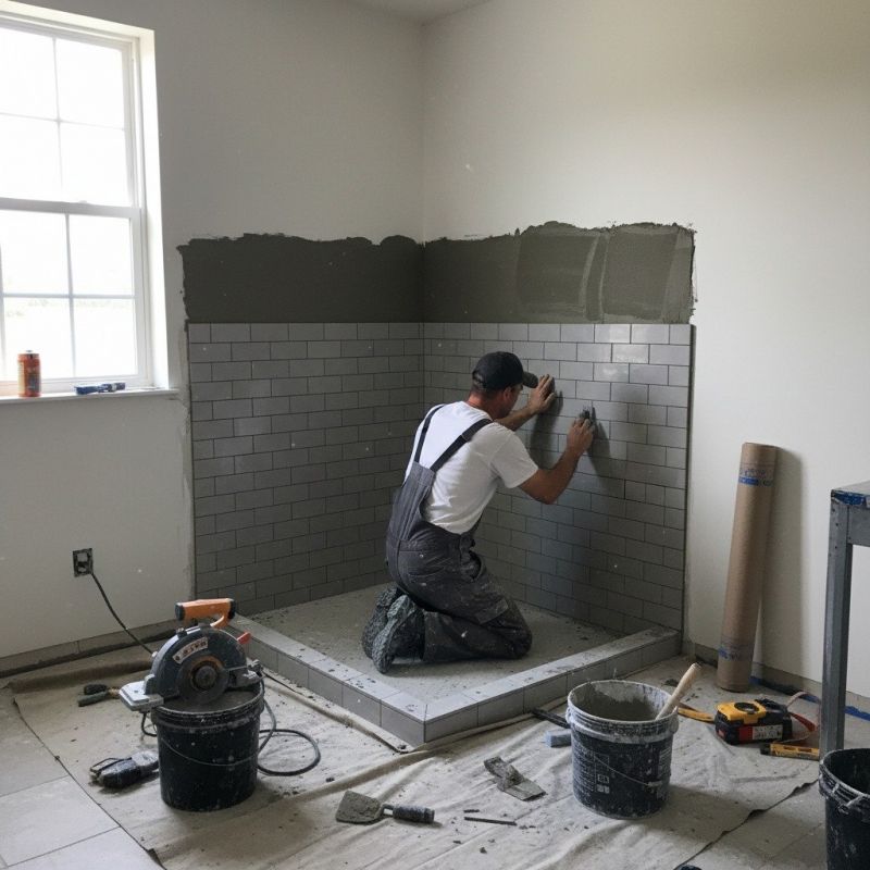 Shower Floor Tiling in Denver County, CO