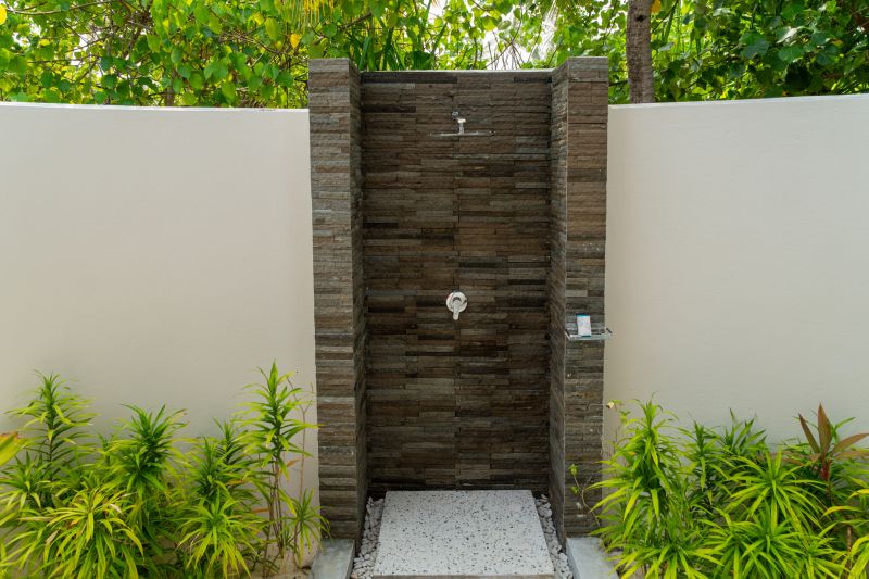 Outdoor Tile Shower